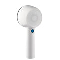 White rechargeable clothes shaver for removing pilling from jerseys and knitwear