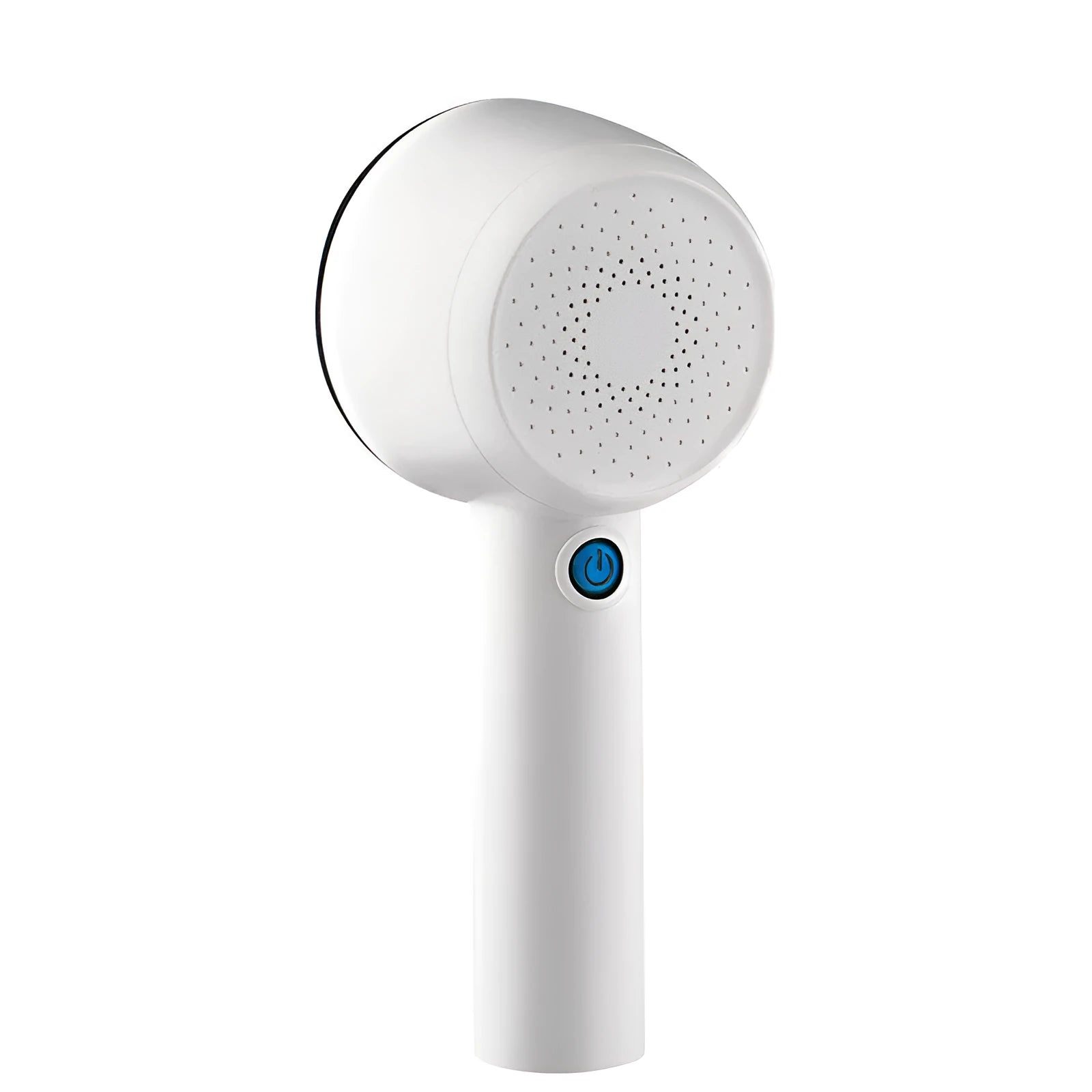 White rechargeable clothes shaver for removing pilling from jerseys and knitwear