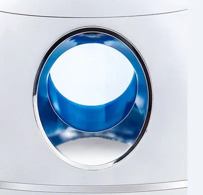 White round USB-powered aromatherapy humidifier with 800ml water tank capacity