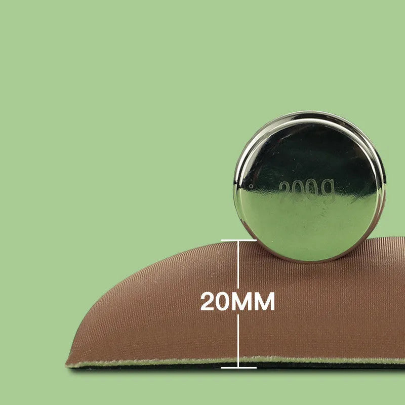 Green kiwi-shaped mouse pad with wrist support cushion measuring 270mm by 180mm