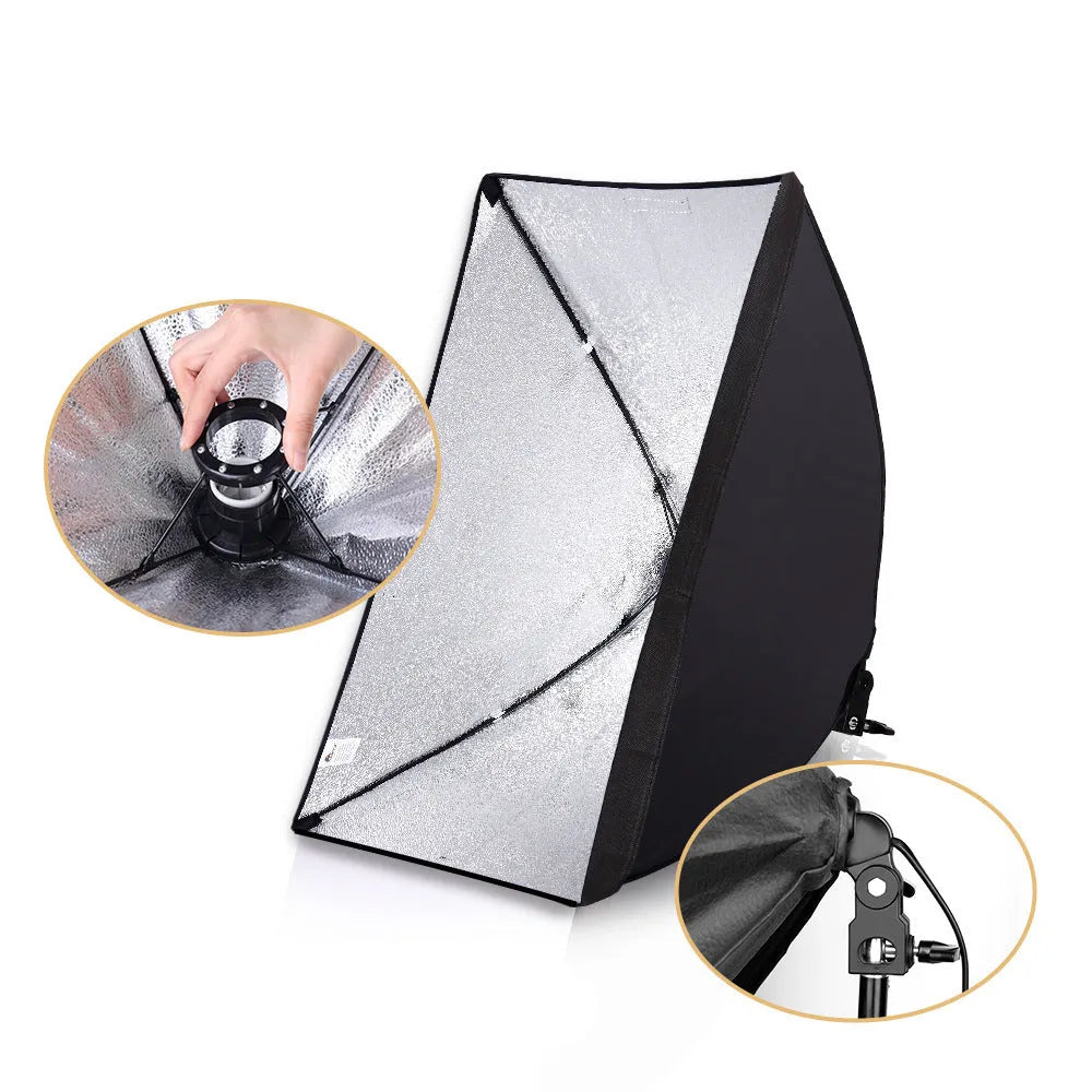 LIBEN photography light box studio set with tripod and stand for iPhone-compatible shooting