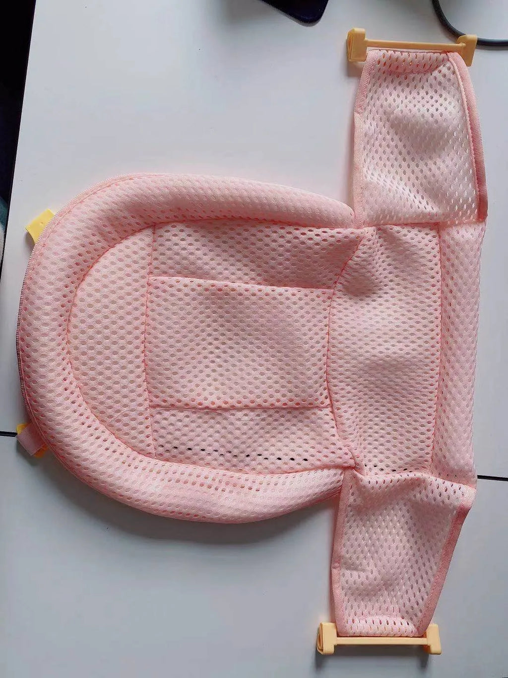 Baby bath net bag made of Baolilong granule in blue option for plastic basin