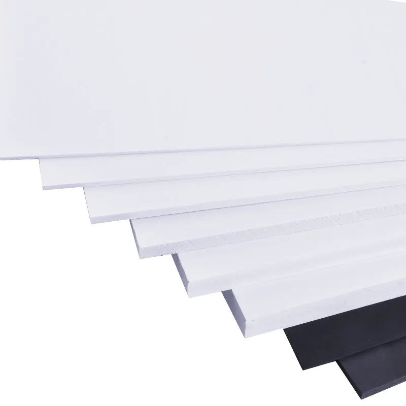 Black rigid foam board for DIY model making and craft projects, 20x30cm size