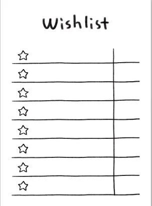 Compact student memo pad showing simple line plan design, 65mm by 89mm in size.