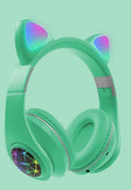Colourful cat ear Bluetooth headset with in-ear design for wireless stereo sound