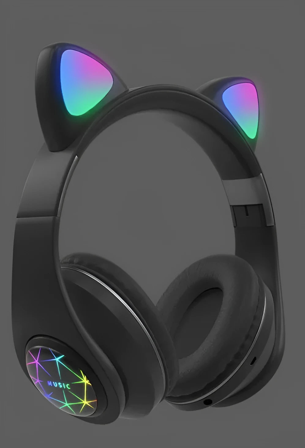Colourful cat ear Bluetooth headset with in-ear design for wireless stereo sound