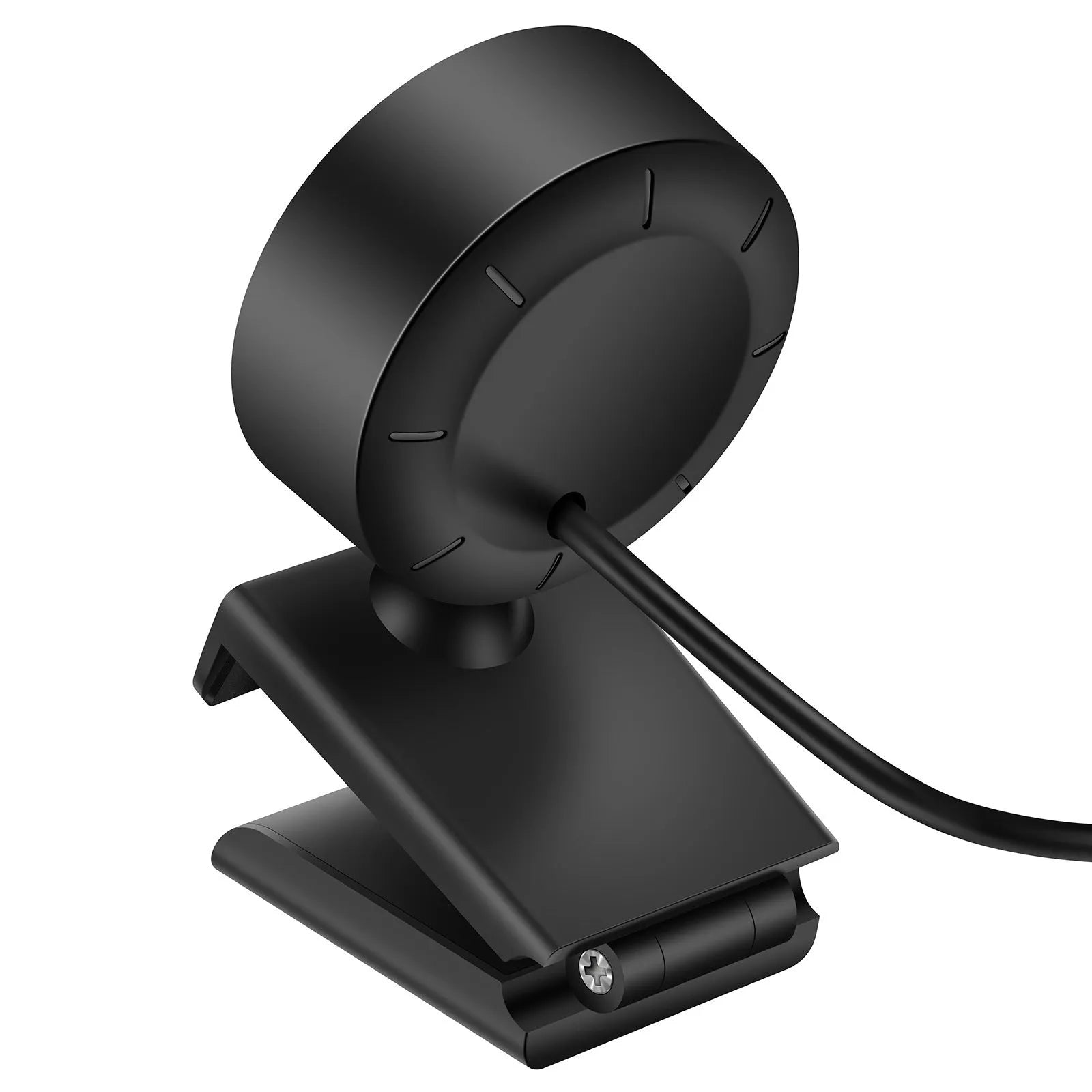 USB webcam with built-in ring of LED lights for fill light, shown on a computer monitor.