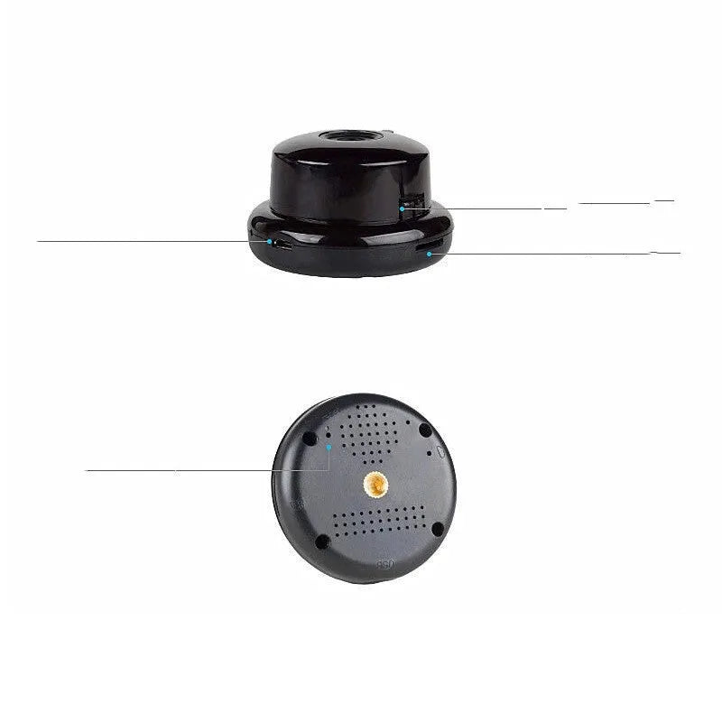 Network monitor wireless dome camera with motion detection alarm for outdoor use plastic housing 3.6mm lens
