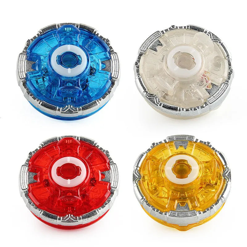 Luminous gyro bottom yoyo accessory weighing 31.4g in white, red, blue or yellow colours