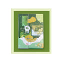 Hardcover notebook with PVC cover showing one of four available printed designs