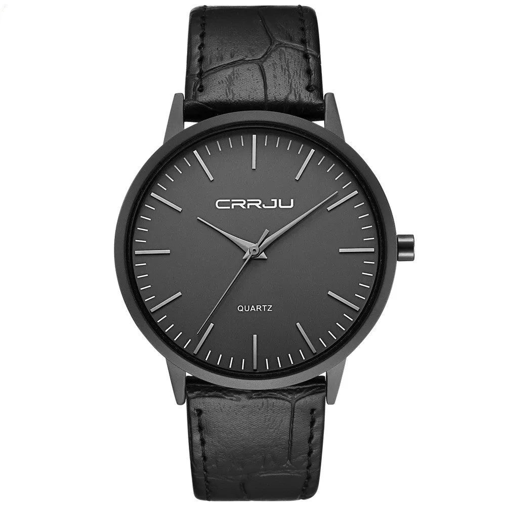 Casual quartz watch with alloy case and multiple strap options including mesh, leather and steel bands
