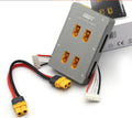 Grey parallel charging board accessory for Astor electric aircraft toys with fill board design