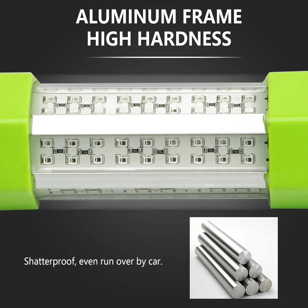 12V 100W yellow green underwater fish lure light for night fishing with 5 metre cable