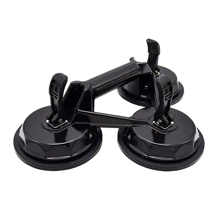 Meldun upgraded three claw black glass suction cup for industrial glass deep processing