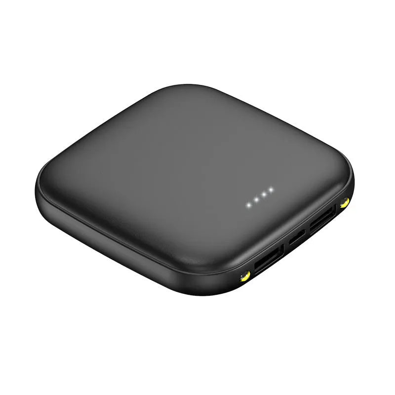 Mini 20000mah power bank portable charger with LED flashlight in multiple colours