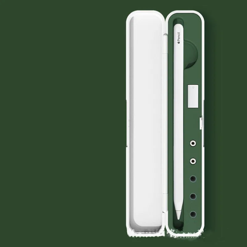 Hard protective case for Apple Pencil 1st and 2nd Generation with adapter storage in multiple colours