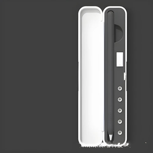 Hard protective case for Apple Pencil 1st and 2nd Generation with adapter storage in multiple colours
