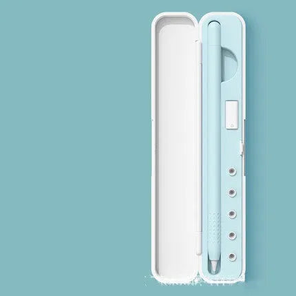 Hard protective case for Apple Pencil 1st and 2nd Generation with adapter storage in multiple colours