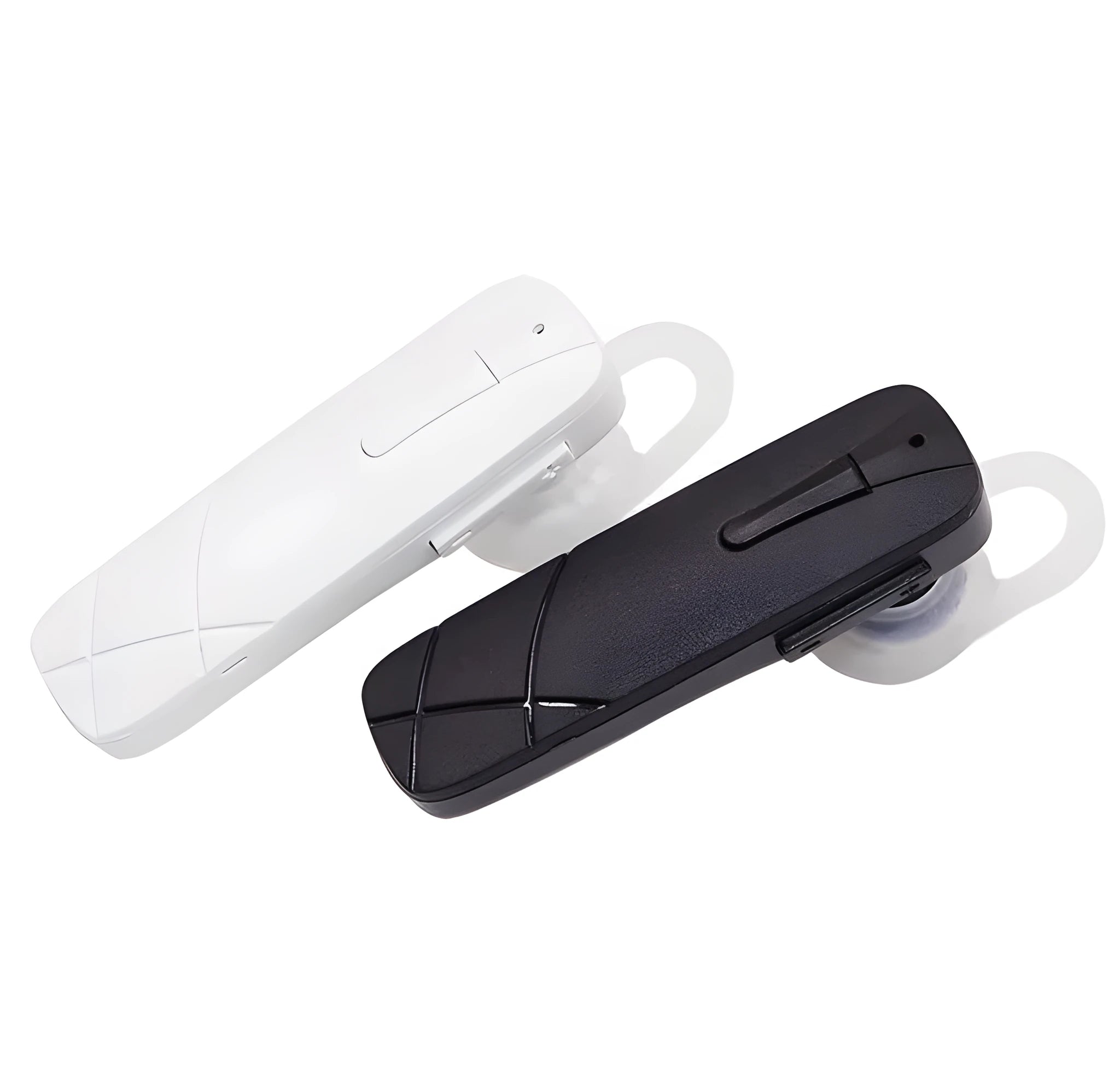 Black and white mini Bluetooth V4.1 wireless headset earpiece with earplug design