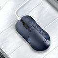 Blue wireless voice translation mouse with 2.4GHz USB receiver on desk