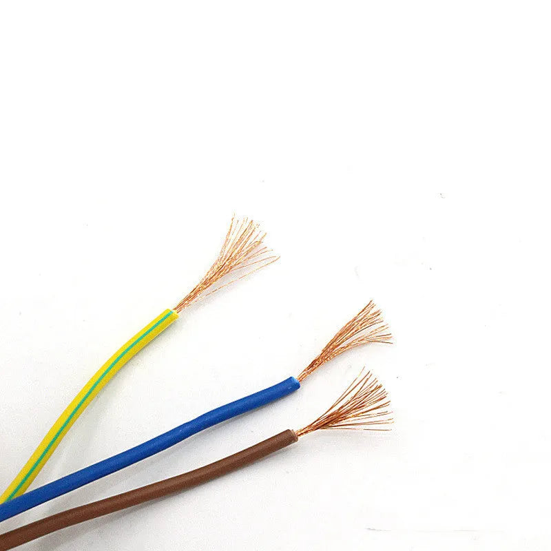 Black American standard plug power cord with a length of 1.2 metres.