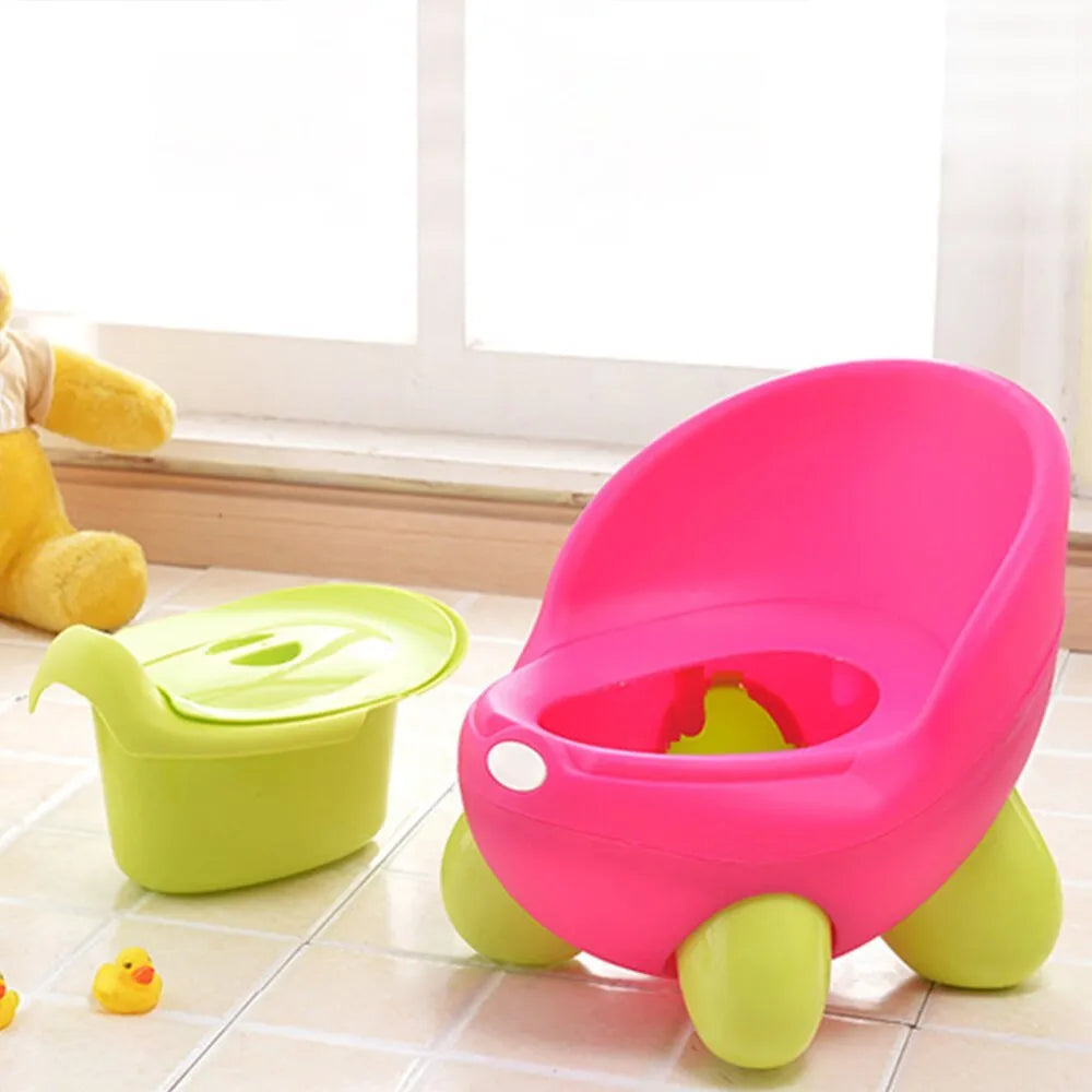 Dandan cartoon-themed baby toilet stool for potty training in a choice of six colours.