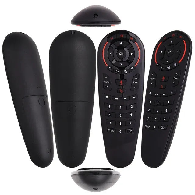 G30 black wireless keyboard remote control with nano receiver for smart TV and media PC.