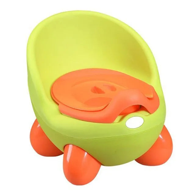 Dandan cartoon-themed baby toilet stool for potty training in a choice of six colours.