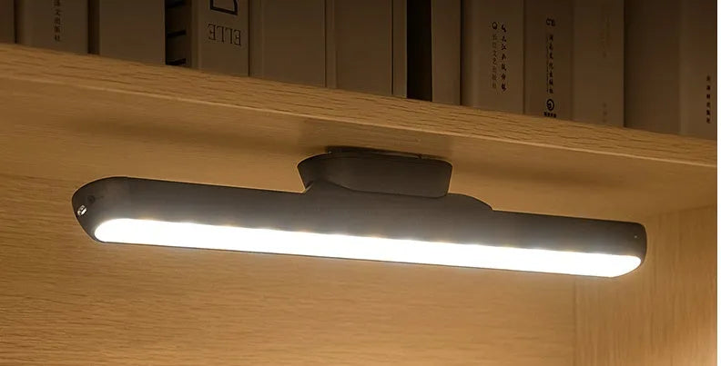 Cool charge type magnet adsorption eye protection desk lamp LED light bar with USB cable on desk