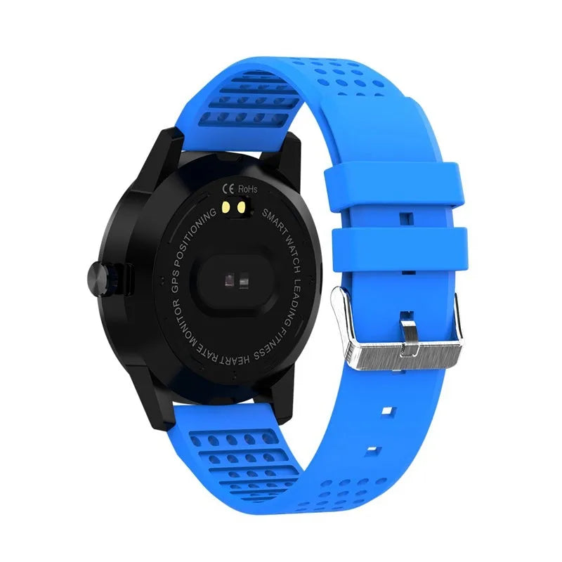 T2 smart bracelet with 1.3-inch colour screen showing heart rate and step count display