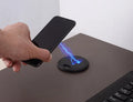 Round 60mm wireless phone charger for embedded installation in furniture
