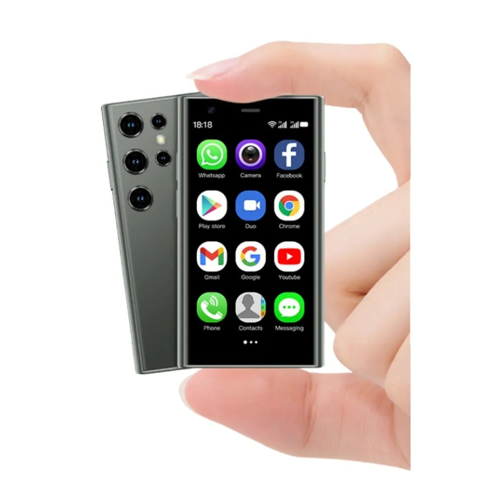 S23PRO & XS15 mini smartphone in black, green, or pink purple with 30-inch screen