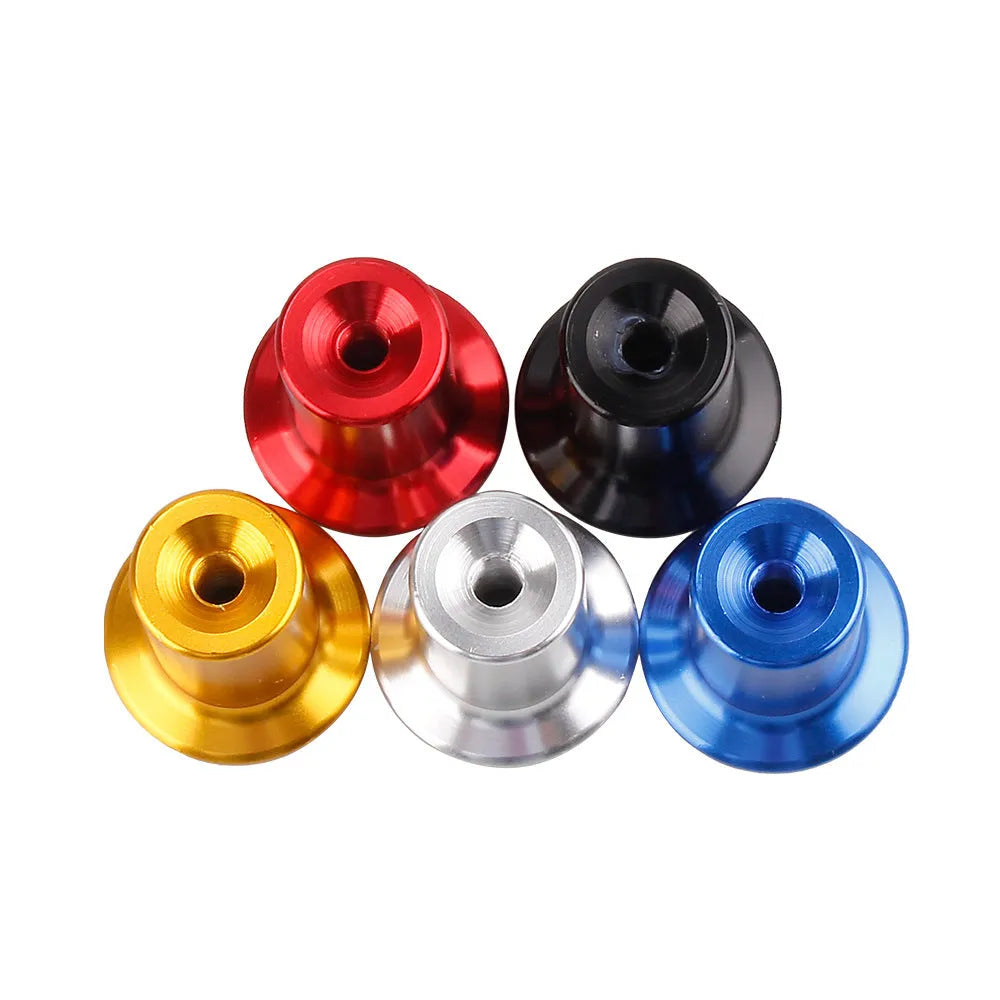 Aluminium alloy drift handbrake cap in five metallic colour options for universal car modification