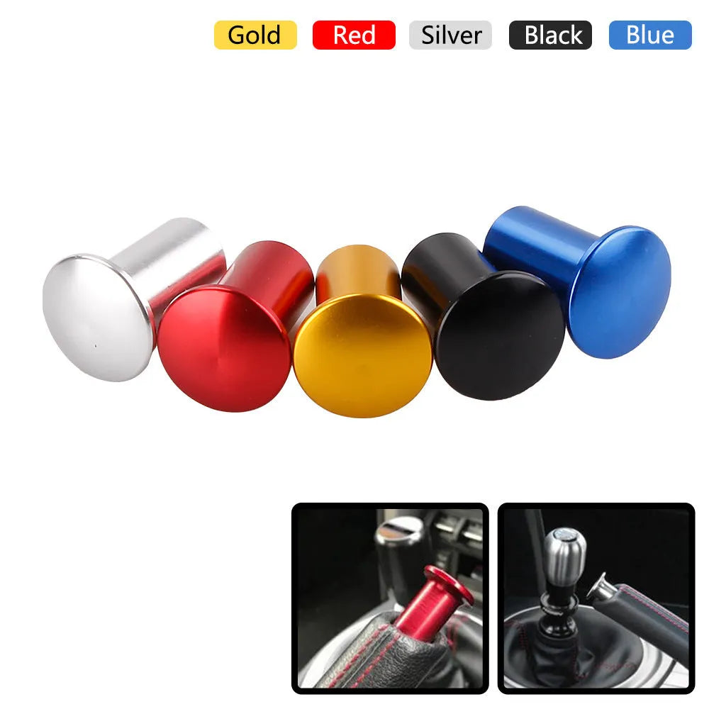 Aluminium alloy drift handbrake cap in five metallic colour options for universal car modification