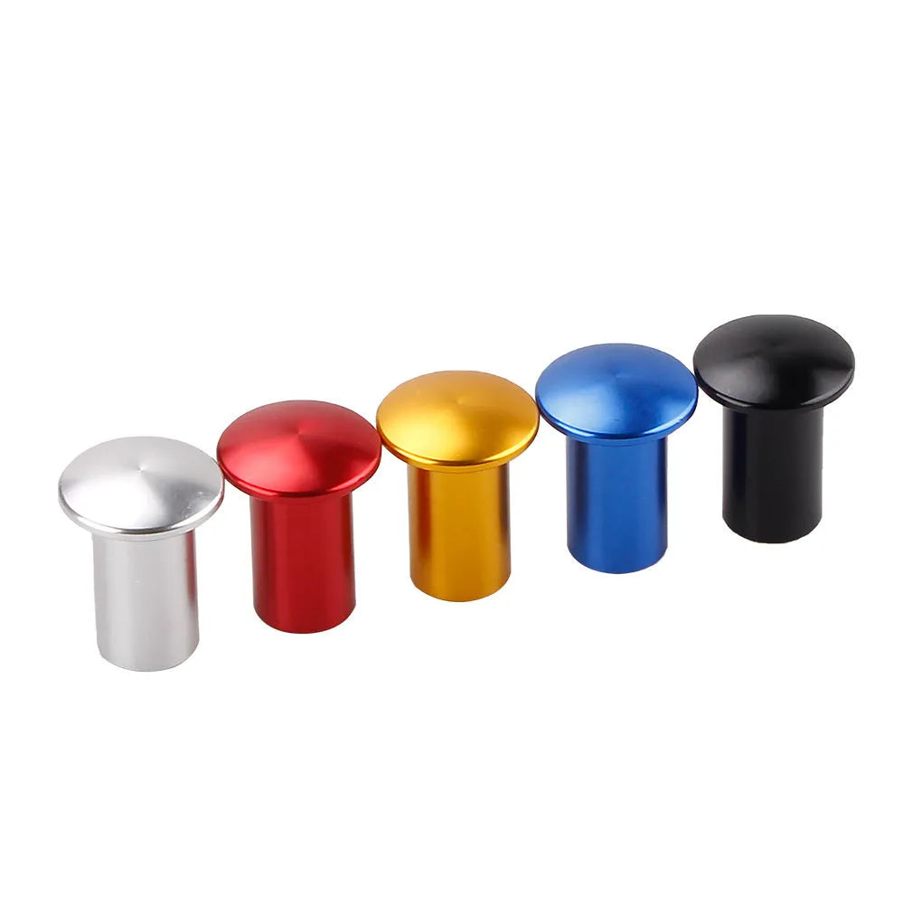 Aluminium alloy drift handbrake cap in five metallic colour options for universal car modification