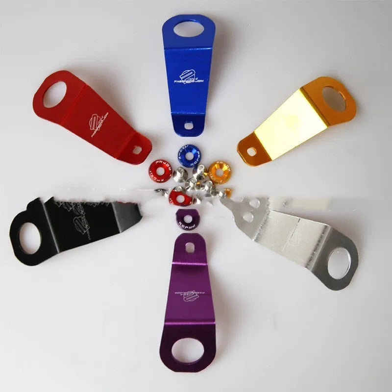 Aluminium alloy radiator bracket for Honda Civic EG in six colour options with anodic oxidation finish