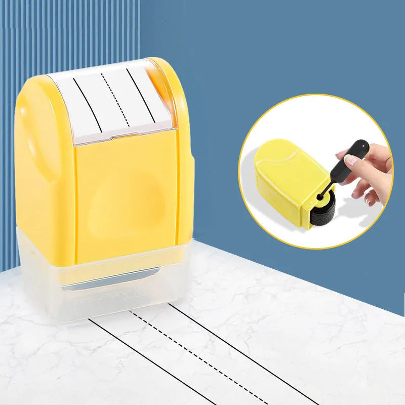 Plastic roller seal in seven colour options for teaching and craft activities.