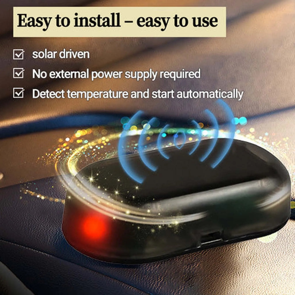 Compact black plastic car windscreen de-icer tool for melting snow and ice