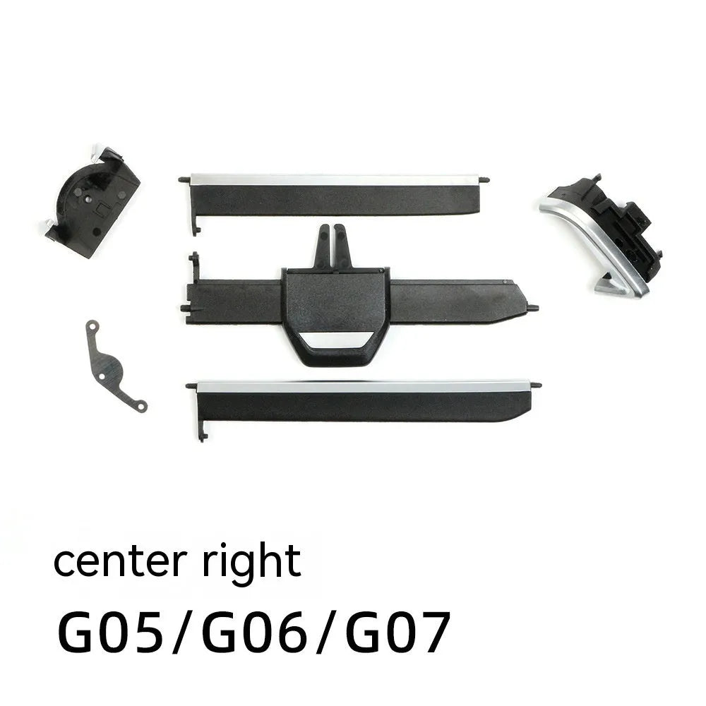 Plastic front centre dashboard air outlet replacement part for BMW G05 G06 G07 models.