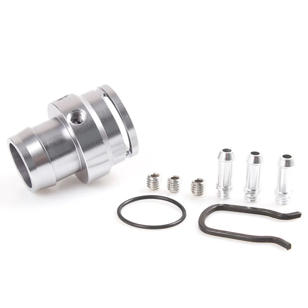 Black and titanium vacuum adapter tee fitting for second generation engine vacuum systems