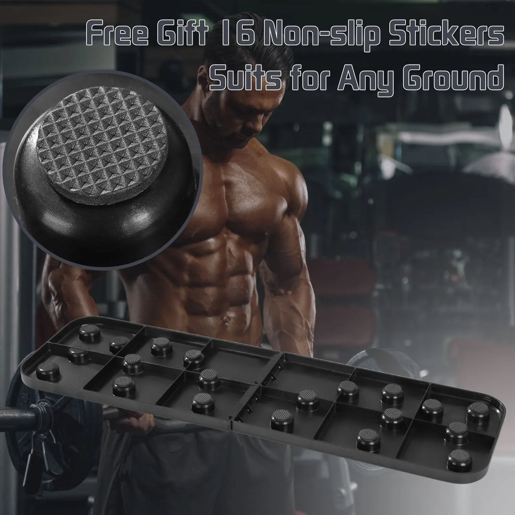 Multifunctional push-ups fitness board bracket aid ABS plastic folded 33cm by 19.5cm home gym