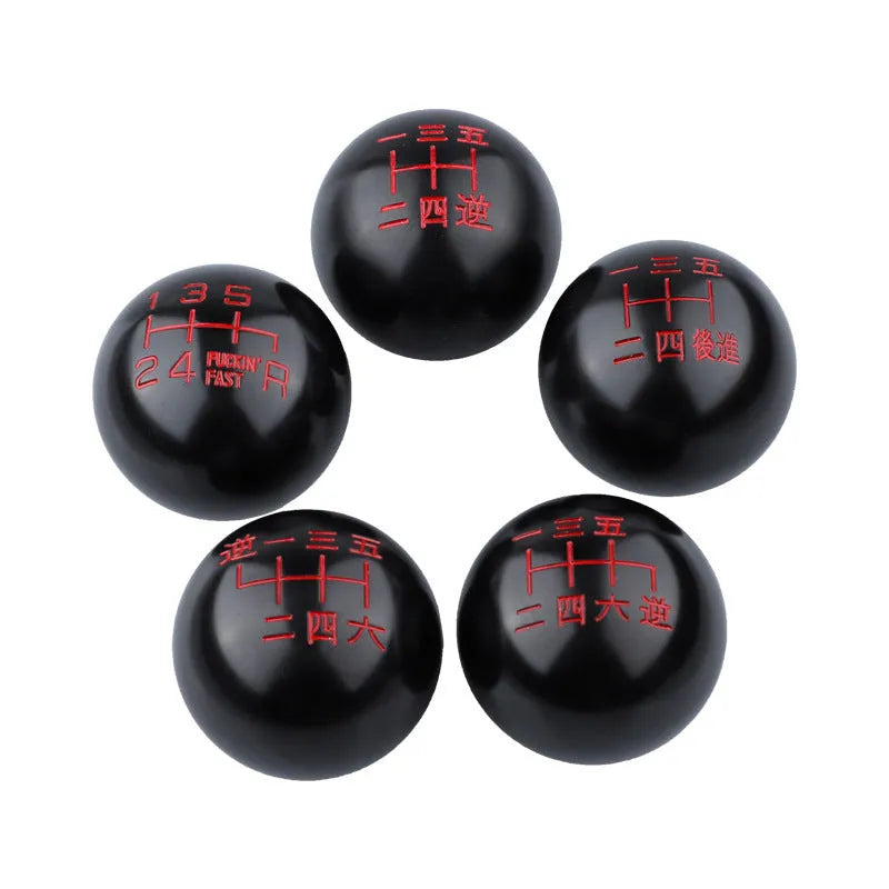 Aluminium alloy round car gear shift head for manual transmission replacement