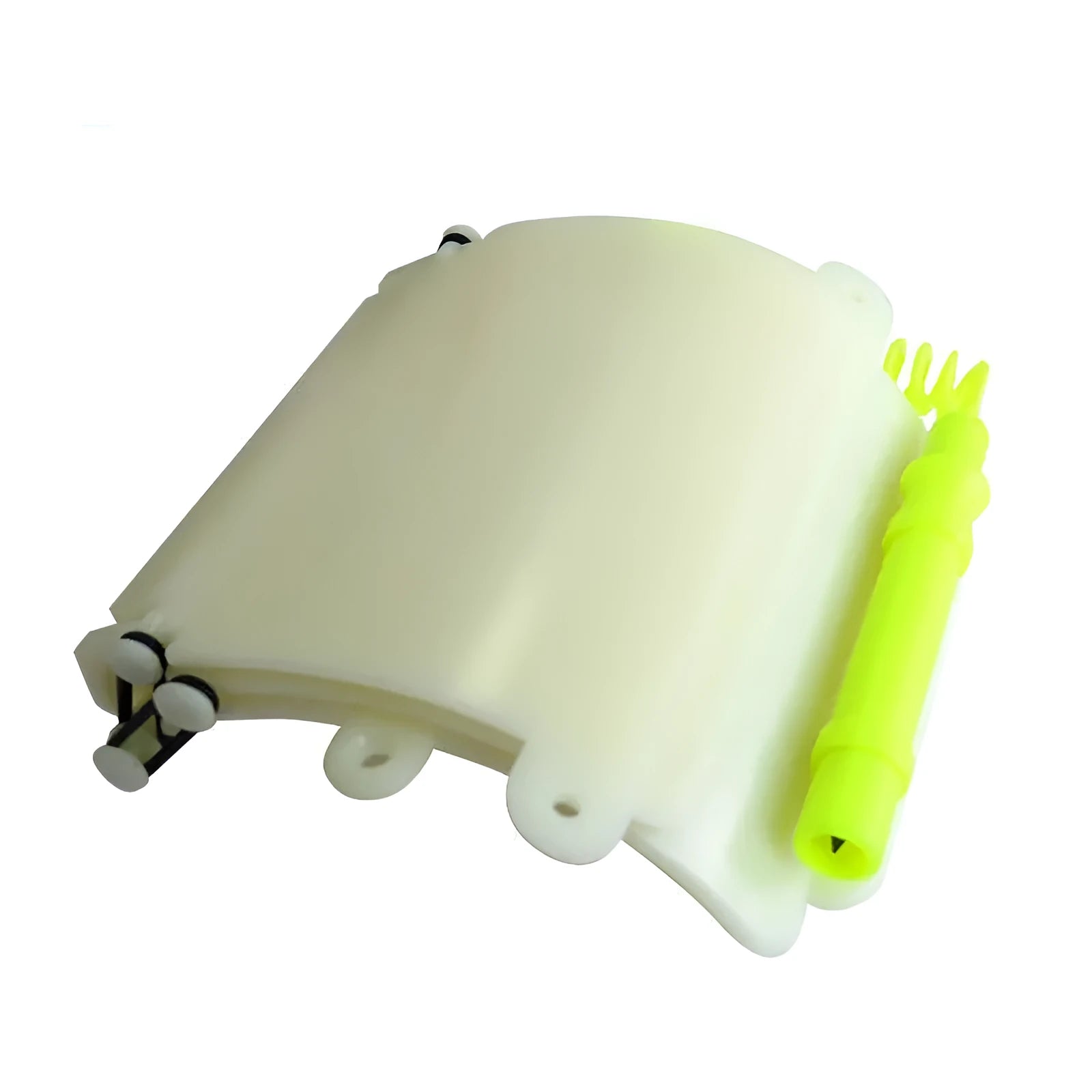 White luminous ABS diving wristboard with pencil and spare o-ring for underwater communication