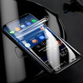 Purple hydro gel screen protector for Samsung curved smartphones S7 edge S8 S9 S10