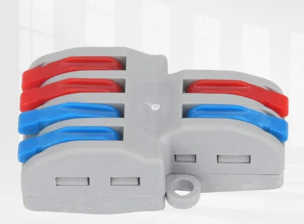 Quick wire electrical connector with fire-resistant insulation for 0.08-4.0mm² wires