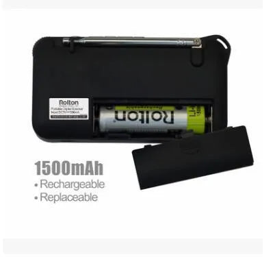 Rolton W405 portable FM radio MP3 speaker in golden, blue or gules colour