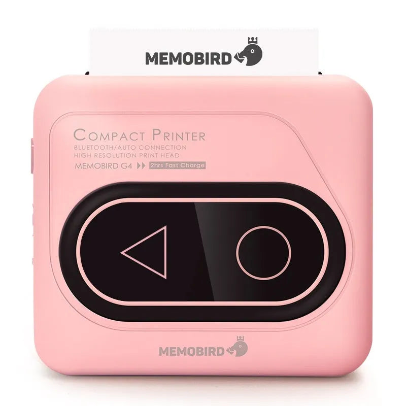 Portable Bluetooth thermal mini printer in avocado green colour for mobile phone photo printing