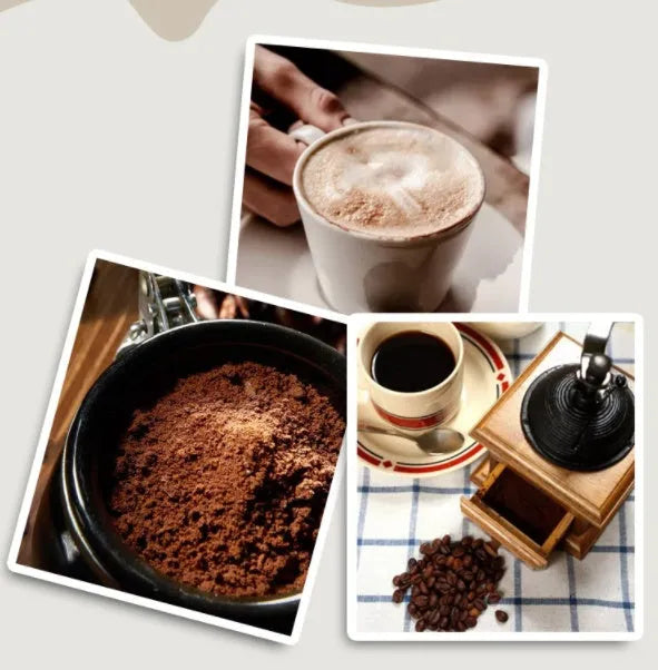 Automatic double cup American coffee machine in black with two 180ml glass cups and a spoon