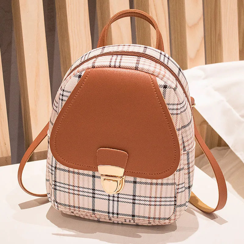 PU leather one shoulder diagonal phone bag in multiple colours showing crossbody wear