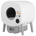 Intelligent automatic cat litter box with smart sensor cleaning technology